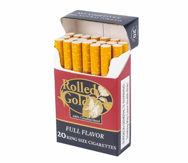 Rolled Gold Full Flavour cigarette pack